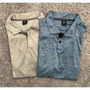 Men's Oakley Polo Shirt Lot Of 2  Hydrolix Regular Fit Size L